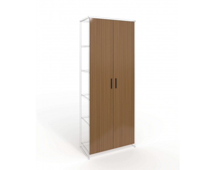 Врата RFG RV1 Parma, 380 х 18 х 1920 mm, ПДЧ 18 mm, 2 броя в комплект, орех