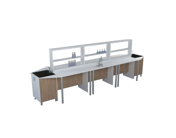 Шкаф RFG Labo, с HPL таван, 600 х 600 х 900 mm, ПДЧ 18 mm