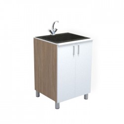 Шкаф RFG Labo, с мивка и батерия, 600 х 600 х 900 mm, ПДЧ 18 mm - Rfg