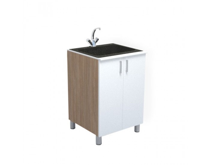 Шкаф RFG Labo, с мивка и батерия, 600 х 600 х 900 mm, ПДЧ 18 mm