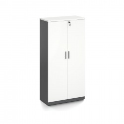 Шкаф RFG Monaco, 800 x 400 x 1600 mm, ПДЧ, бяло и черно - Rfg