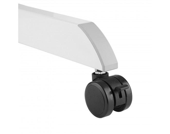 Маса RFG Active, с регулируема височина, 600 х 520 х 758-1128 mm, правоъгълен плот, бяла