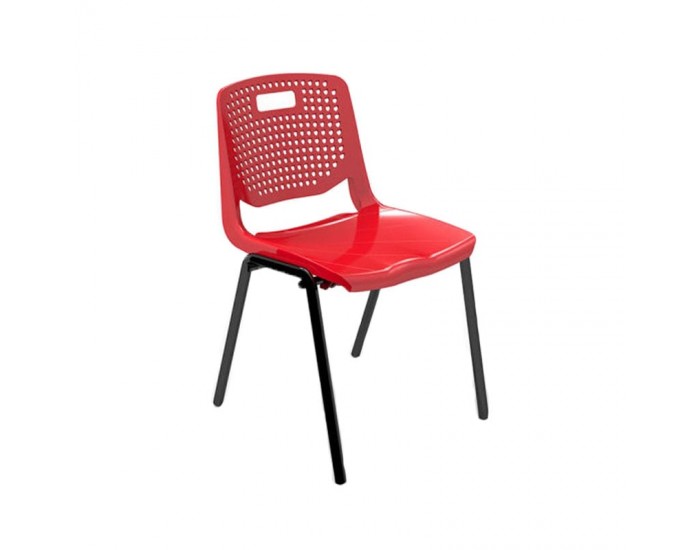 Ученически стол RFG Stilo, от V до VIII клас, 380 х 350 х 430 mm, полипропилен, червен