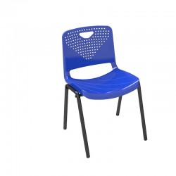Ученически стол RFG Stilo, от V до VIII клас, 380 х 350 х 430 mm, полипропилен, син - Rfg
