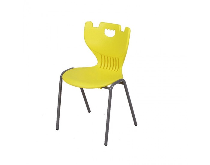 Ученически стол RFG Cute, от VIII до XII клас, 430 х 425 х 460 mm, полипропилен, жълт