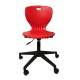 Ученически стол RFG Maxima Move Black, полипропилен, до 120 kg, червен