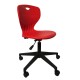 Ученически стол RFG Maxima Move Black, полипропилен, до 120 kg, червен