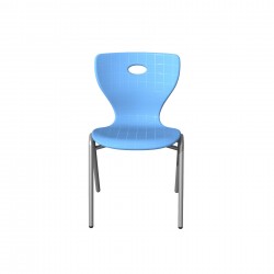 Ученически стол RFG Maxima X, 36 х 38 х 38 cm, полипропилен, до 120 kg, небесносин - Rfg