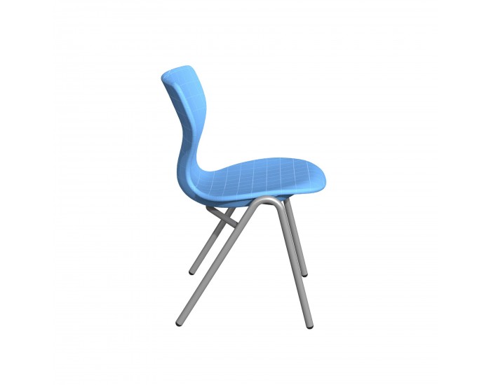 Ученически стол RFG Maxima X, 36 х 38 х 38 cm, полипропилен, до 120 kg, небесносин
