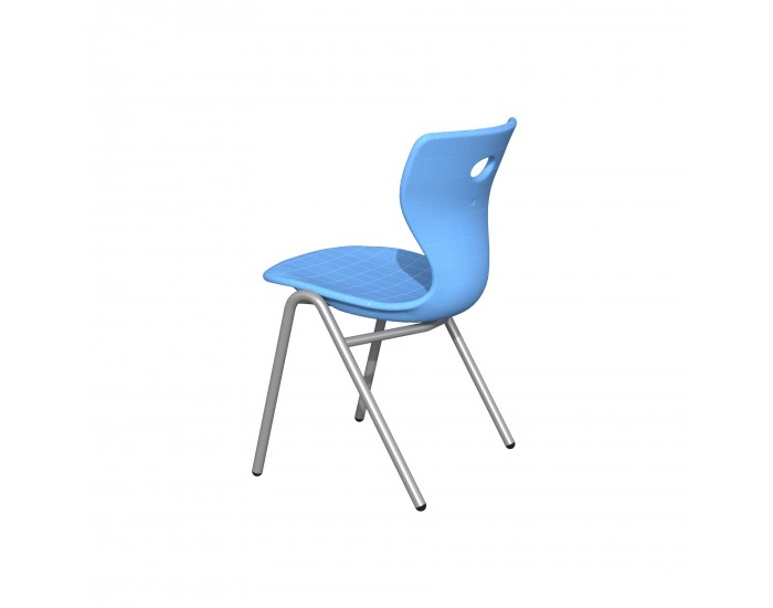 Ученически стол RFG Maxima X, 36 х 38 х 38 cm, полипропилен, до 120 kg, небесносин