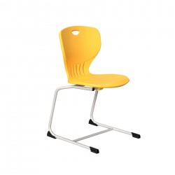 Ученически стол RFG Maxima C, от VIII до XII клас, 43 х 45 х 46 cm, до 120 kg, жълт - Rfg