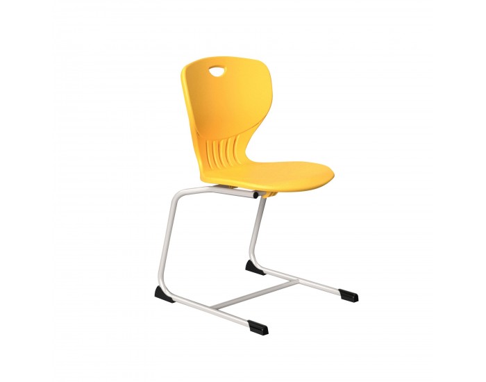 Ученически стол RFG Maxima C, от VIII до XII клас, 43 х 45 х 46 cm, до 120 kg, жълт