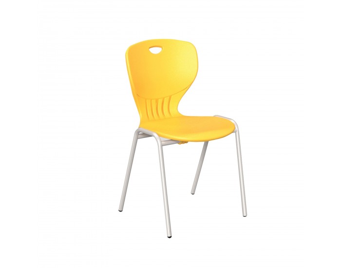 Ученически стол RFG Maxima A, от I до V клас, 36 х 38 х 38 cm, до 120 kg, жълт