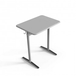 Ученическа маса RFG Riva, 650 х 450 х 760 mm, полипропилен, метална основа, сива - Rfg