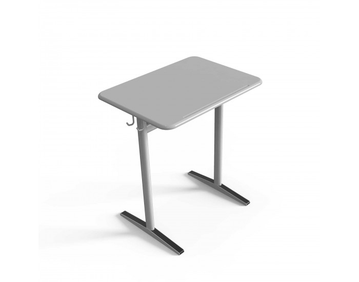 Ученическа маса RFG Riva, 650 х 450 х 760 mm, полипропилен, метална основа, сива