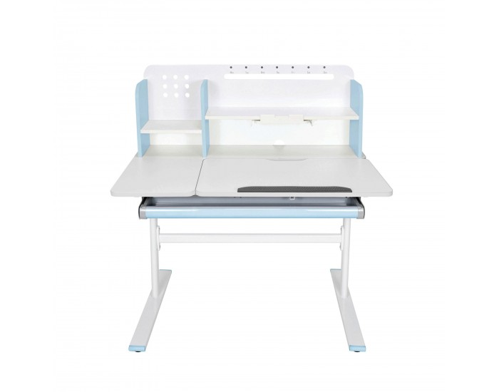 Бюро RFG с регулируема височина Ergo Light 1003A, MDF плот, метални крака, синьо