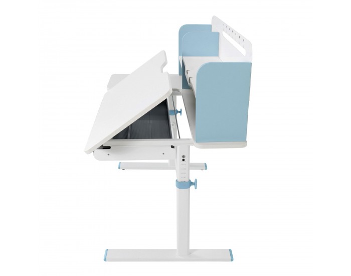 Бюро RFG с регулируема височина Ergo Light 1003A, MDF плот, метални крака, синьо