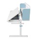 Бюро RFG с регулируема височина Ergo Light 1003A, MDF плот, метални крака, синьо