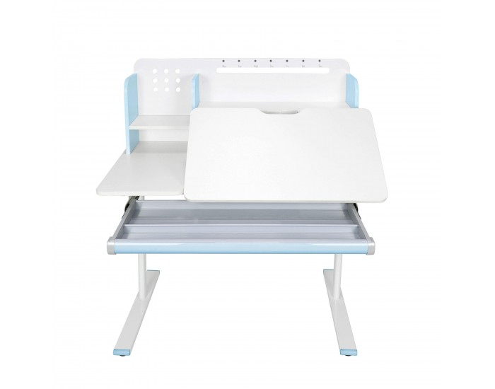 Бюро RFG с регулируема височина Ergo Light 1003A, MDF плот, метални крака, синьо
