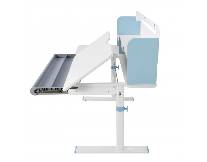 Бюро RFG с регулируема височина Ergo Light 1003A, MDF плот, метални крака, синьо