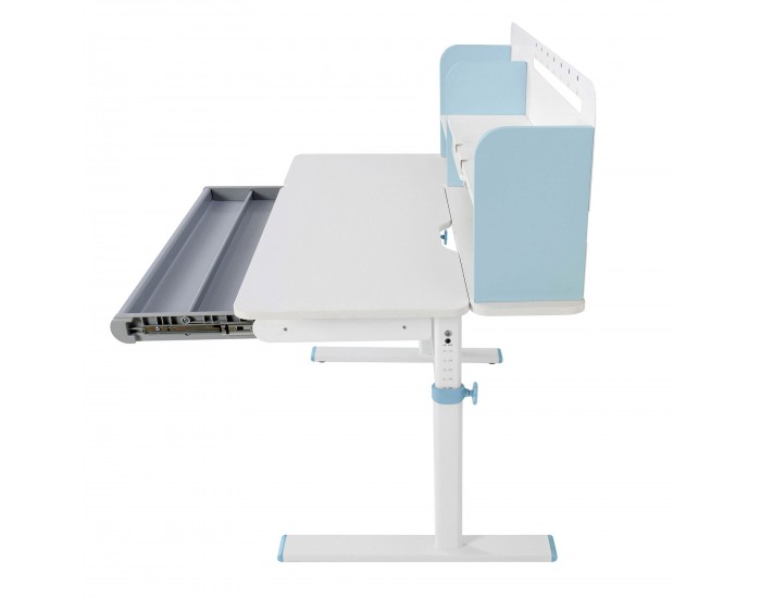 Бюро RFG с регулируема височина Ergo Light 1003A, MDF плот, метални крака, синьо