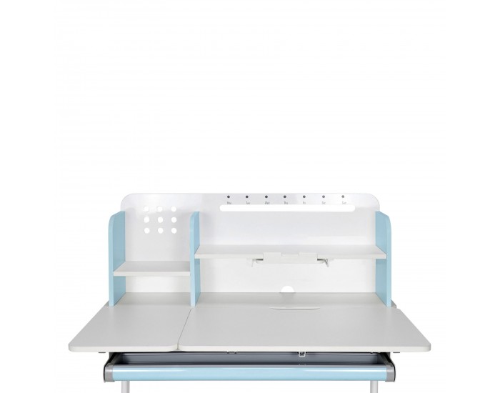 Бюро RFG с регулируема височина Ergo Light 1003A, MDF плот, метални крака, синьо