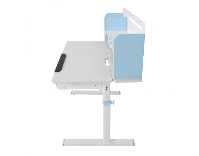 Бюро RFG с регулируема височина Ergo Light 1003A, MDF плот, метални крака, синьо