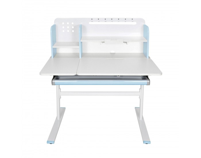 Бюро RFG с регулируема височина Ergo Light 1003A, MDF плот, метални крака, синьо