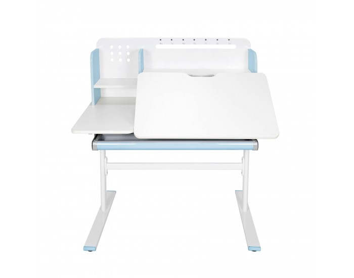 Бюро RFG с регулируема височина Ergo Light 1003A, MDF плот, метални крака, синьо
