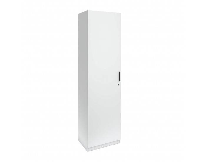 Гардероб RFG Monaco, единичен, 550 х 400 х 2000 mm, ПДЧ 18 mm, бял