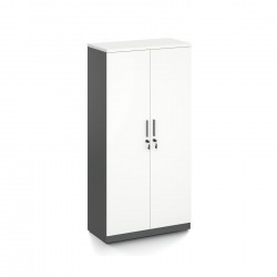 Гардероб RFG Monaco, 800 x 400 x 1600 mm, ПДЧ, бяло и черно - Rfg