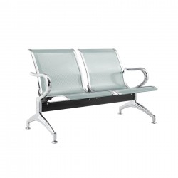 Посетителска пейка RFG София, с 2 места, метална, 1180 х 680 х 770 mm - Rfg