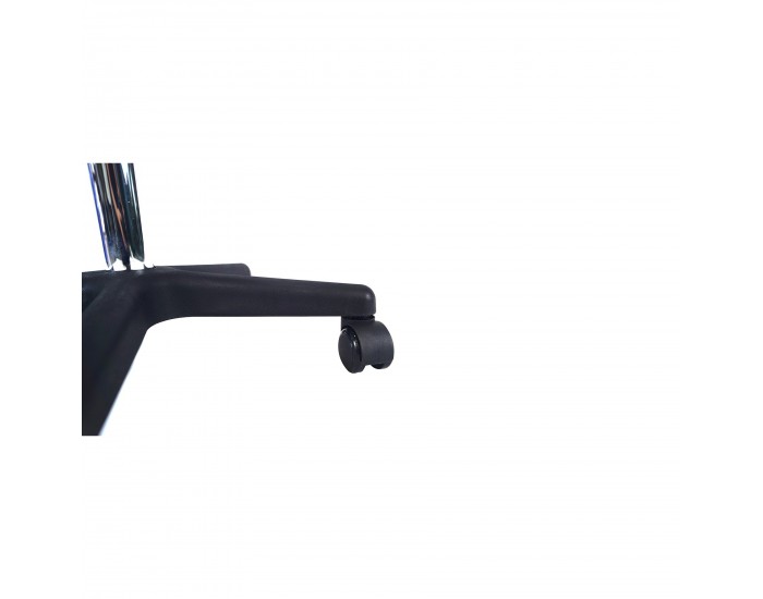 Офис стол-табуретка RFG Stool, до 130 kg, екокожа, черна