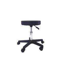 Офис стол-табуретка RFG Stool, до 130 kg, екокожа, черна, 2 броя в комплект - Rfg