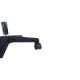Офис стол-табуретка RFG Stool, до 130 kg, екокожа, черна, 2 броя в комплект