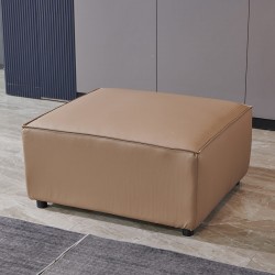 Табуретка RFG Kiano, квадратна, екокожа, 750 х 880 х 420 mm, кафява - Rfg