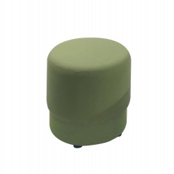 Табуретка RFG Zara, кръгла, дамаска, 450 х 450 х 450 mm, зелена - Rfg