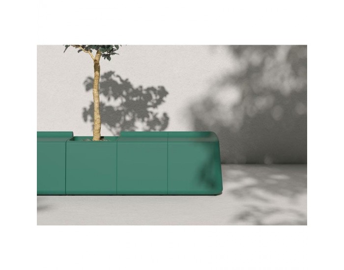 Модулна седалка Boln Sarek R, Olive, квадратна, 450 х 450 х 490 mm