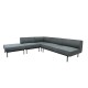 Модул RFG Klark, прав, текстил, 800 х 800 х 720 mm, сив
