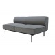 Модул RFG Klark, прав, текстил, 800 х 800 х 720 mm, сив