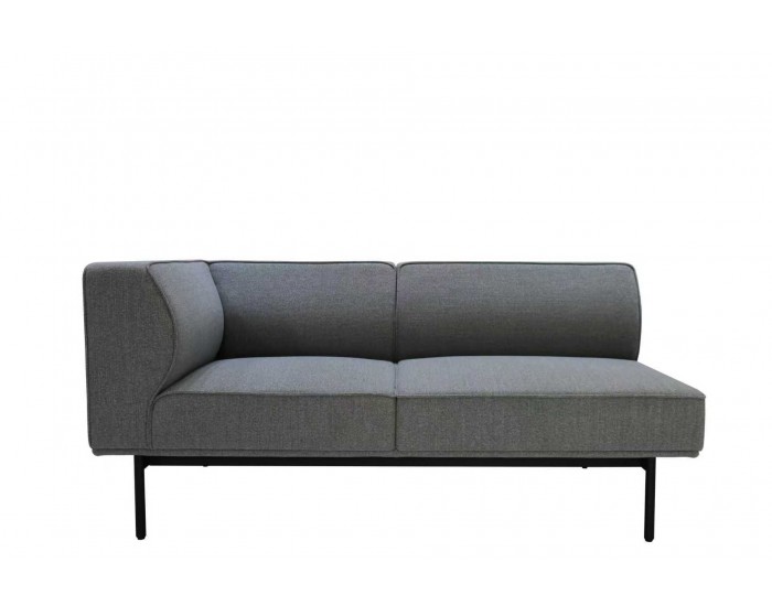 Модул RFG Klark, прав, текстил, 800 х 800 х 720 mm, сив