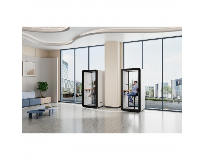 RFG Шумоизолираща акустична кабина Flexi One, 1050 х 1050 х 2240 mm, сива