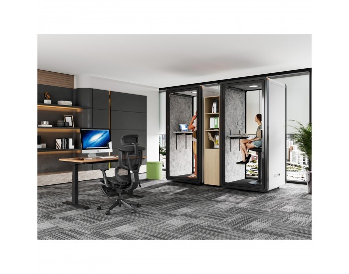 RFG Шумоизолираща акустична кабина Flexi One, 1050 х 1050 х 2240 mm, сива
