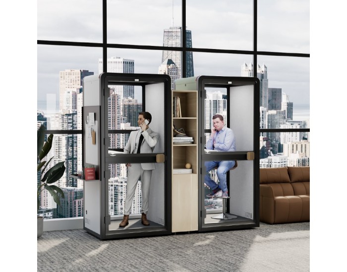 RFG Шумоизолираща акустична кабина Flexi One, 1050 х 1050 х 2240 mm, сива