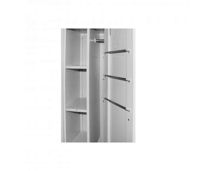 Шкаф RFG, за препарати, метален, 400 х 400 х 1800 mm, сив