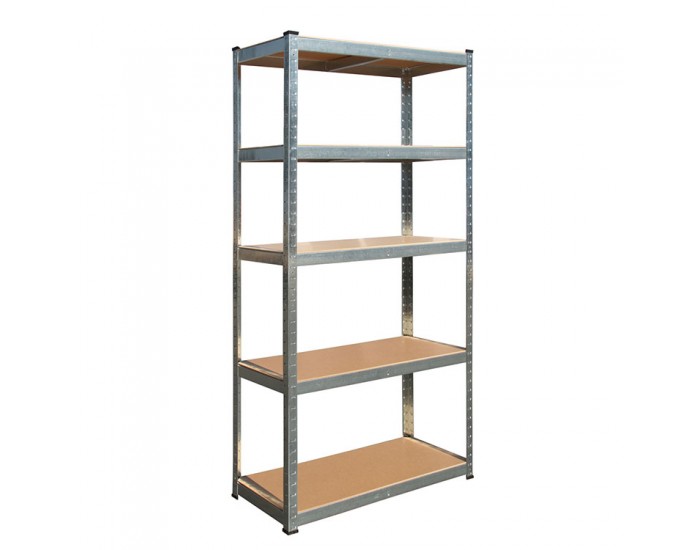Стелаж RFG, метален, с 5 рафта, 1000 х 400 х 1920 mm, MDF, до 65 kg