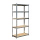 Стелаж RFG, метален, с 5 рафта, 1000 х 400 х 1920 mm, MDF, до 65 kg