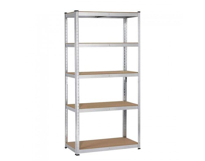 Стелаж RFG, метален, с 5 рафта, 1000 х 400 х 1920 mm, MDF, до 65 kg