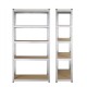Стелаж RFG, метален, с 5 рафта, 900 х 400 х 1800 mm, MDF, до 175 kg