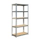 Стелаж RFG, метален, с 5 рафта, 900 х 400 х 1800 mm, MDF, до 175 kg